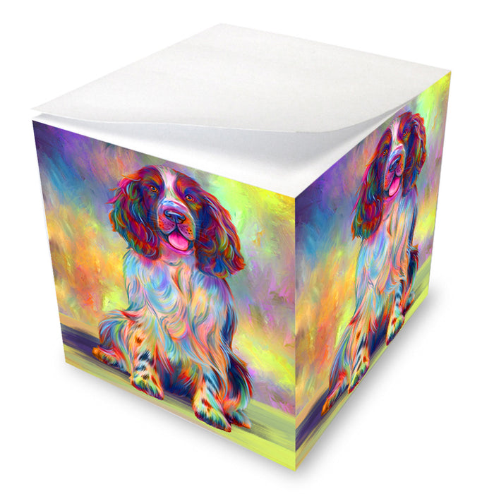 Paradise Wave Springer Spaniel Dog Note Cube NOC54811