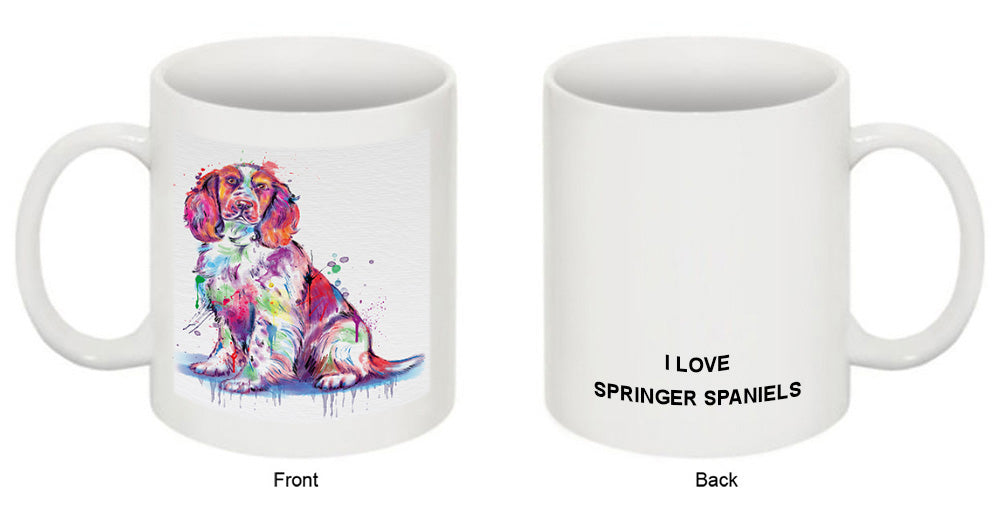Watercolor Springer Spaniel Dog Coffee Mug MUG52506