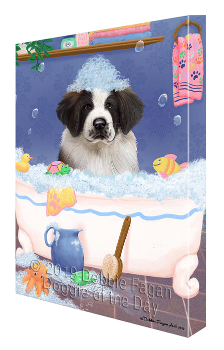 Rub A Dub Dog In A Tub Sphynx Cat Canvas Print Wall Art Décor CVS143675