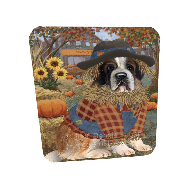Halloween 'Round Town St. Bernard Dogs Coasters Set of 4 CSTA58025