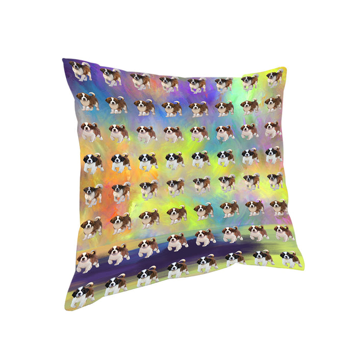 Paradise Wave Saint Bernar Dogs Pillow PIL83608
