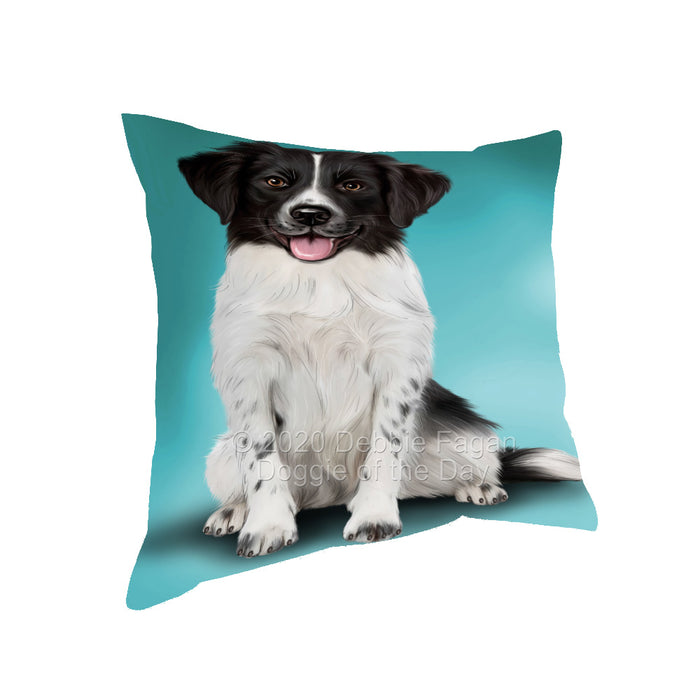 Stabyhoun Dog Pillow with Top Quality High-Resolution Images - Ultra Soft Pet Pillows for Sleeping - Reversible & Comfort - Ideal Gift for Dog Lover - Cushion for Sofa Couch Bed - 100% Polyester