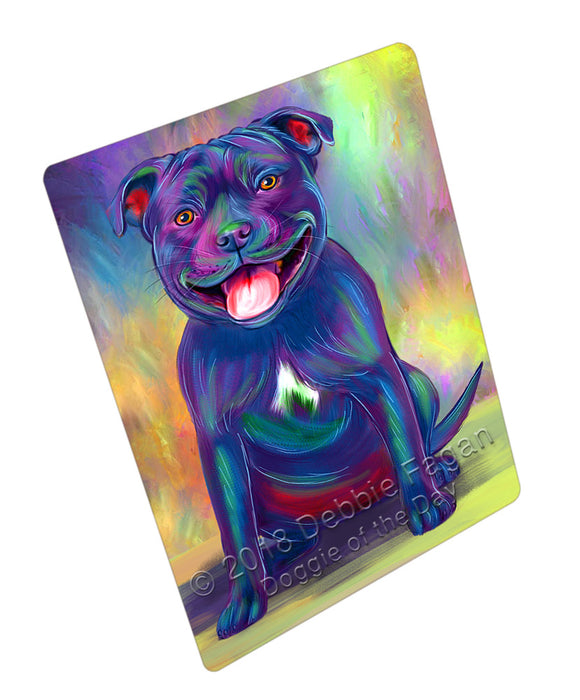 Paradise Wave Staffordshire Bull Terrier Dog Cutting Board - For Kitchen - Scratch & Stain Resistant - Designed To Stay In Place - Easy To Clean By Hand - Perfect for Chopping Meats, Vegetables