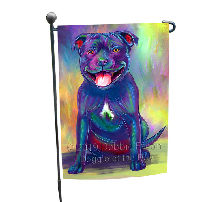Paradise Wave Staffordshire Bull Terrier Dog Garden Flag GFLG66424