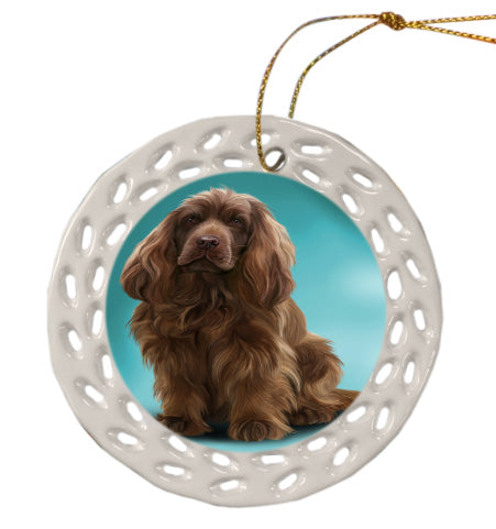Sussex Spaniel Dog Doily Ornament DPOR59227