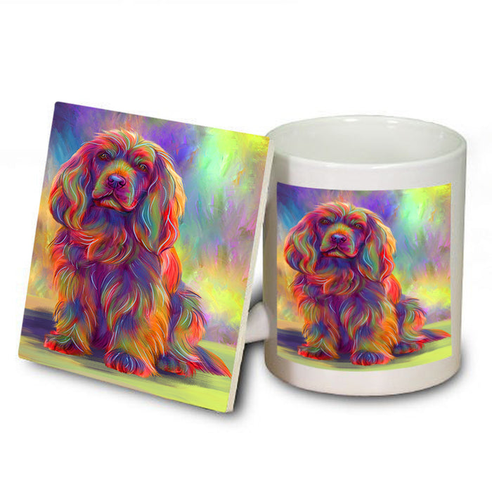 Paradise Wave Sussex Spaniel Dog Mug and Coaster Set MUC57519