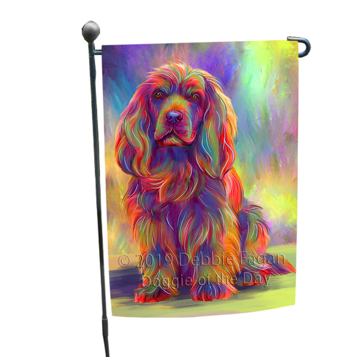 Paradise Wave Sussex Spaniel Dog Garden Flag GFLG66425