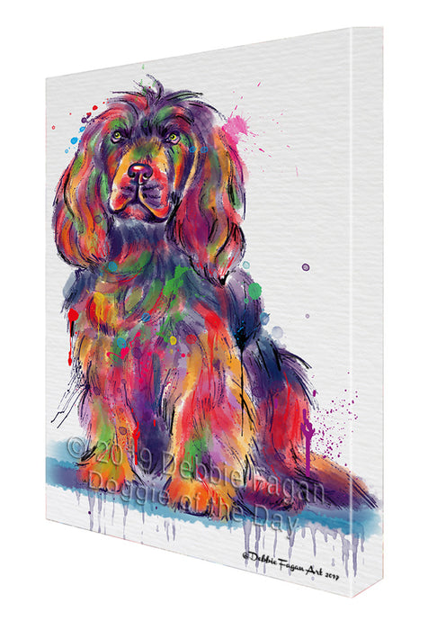Watercolor Sussex Spaniel Dog Canvas Print Wall Art Décor CVS145727