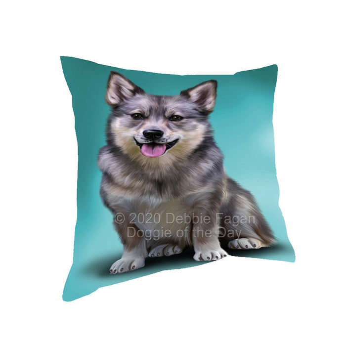 Swedish Vallhund Dog Pillow with Top Quality High-Resolution Images - Ultra Soft Pet Pillows for Sleeping - Reversible & Comfort - Ideal Gift for Dog Lover - Cushion for Sofa Couch Bed - 100% Polyester