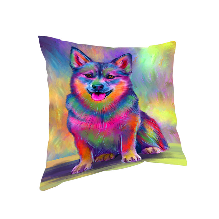 Paradise Wave Swedish Vallhund Dog Pillow with Top Quality High-Resolution Images - Ultra Soft Pet Pillows for Sleeping - Reversible & Comfort - Ideal Gift for Dog Lover - Cushion for Sofa Couch Bed - 100% Polyester