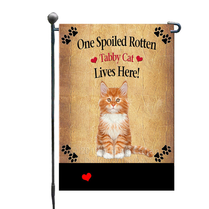 Personalized Spoiled Rotten Tabby Cat GFLG-DOTD-A63287