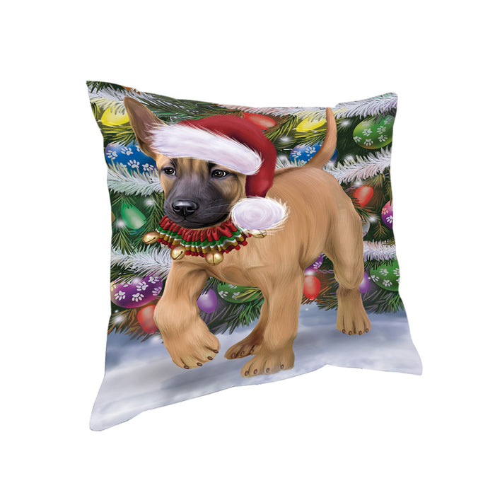 Trotting in the Snow Thai Ridgeback Dog Pillow with Top Quality High-Resolution Images - Ultra Soft Pet Pillows for Sleeping - Reversible & Comfort - Ideal Gift for Dog Lover - Cushion for Sofa Couch Bed - 100% Polyester, PILA91096