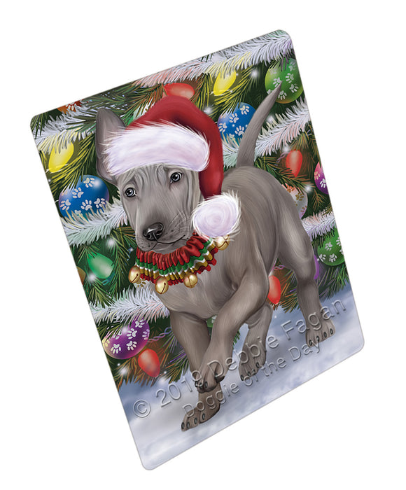 Trotting in the Snow Thai Ridgeback Dog Refrigerator / Dishwasher Magnet RMAG108450
