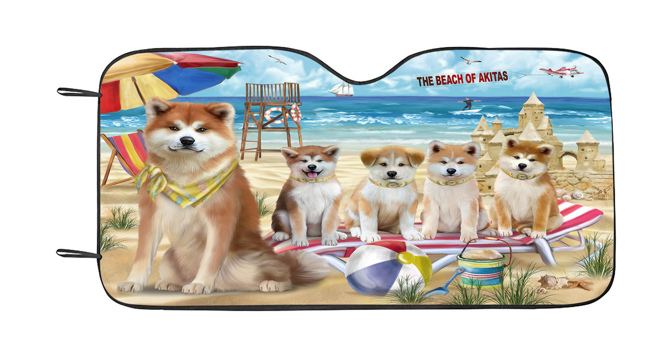 Pet Friendly Beach Akita Dogs Car Sun Shade