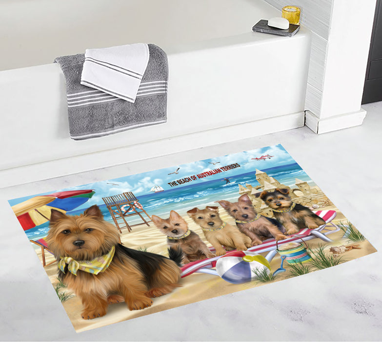 Pet Friendly Beach Australian Terrier Dogs Bath Mat