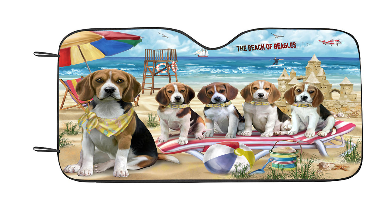 Pet Friendly Beach Beagle Dogs Car Sun Shade