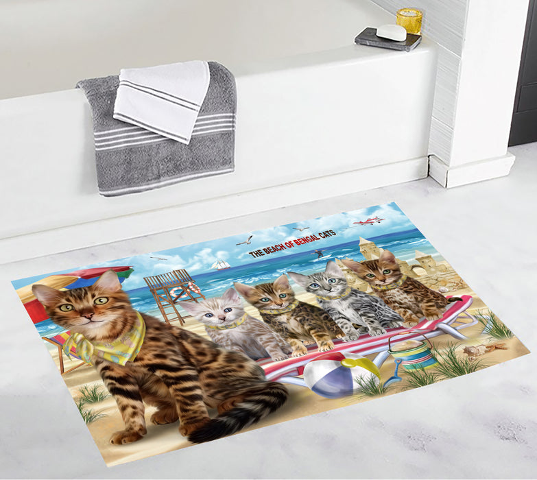 Pet Friendly Beach Bengal Cats Bath Mat