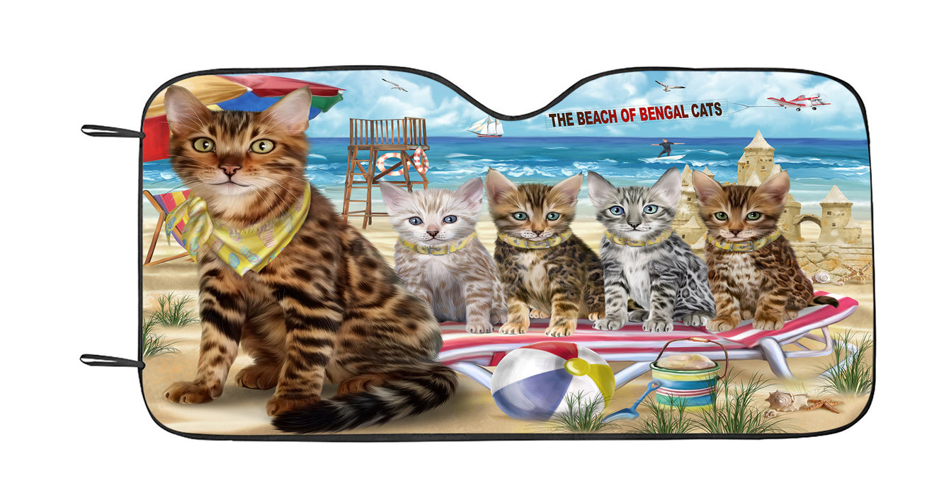 Pet Friendly Beach Bengal Cats Car Sun Shade