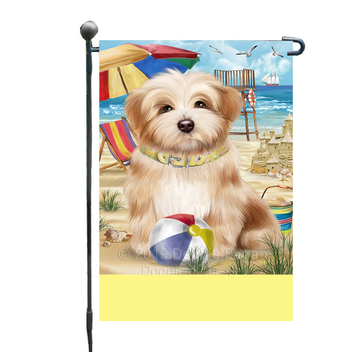 Personalized Pet Friendly Beach Havanese Dog Custom Garden Flags GFLG-DOTD-A58336