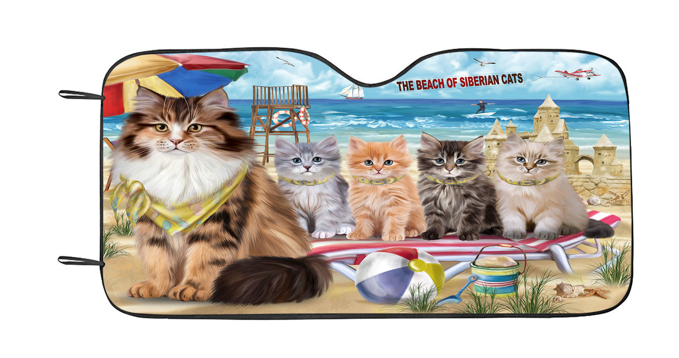 Pet Friendly Beach Siberian Cats Car Sun Shade