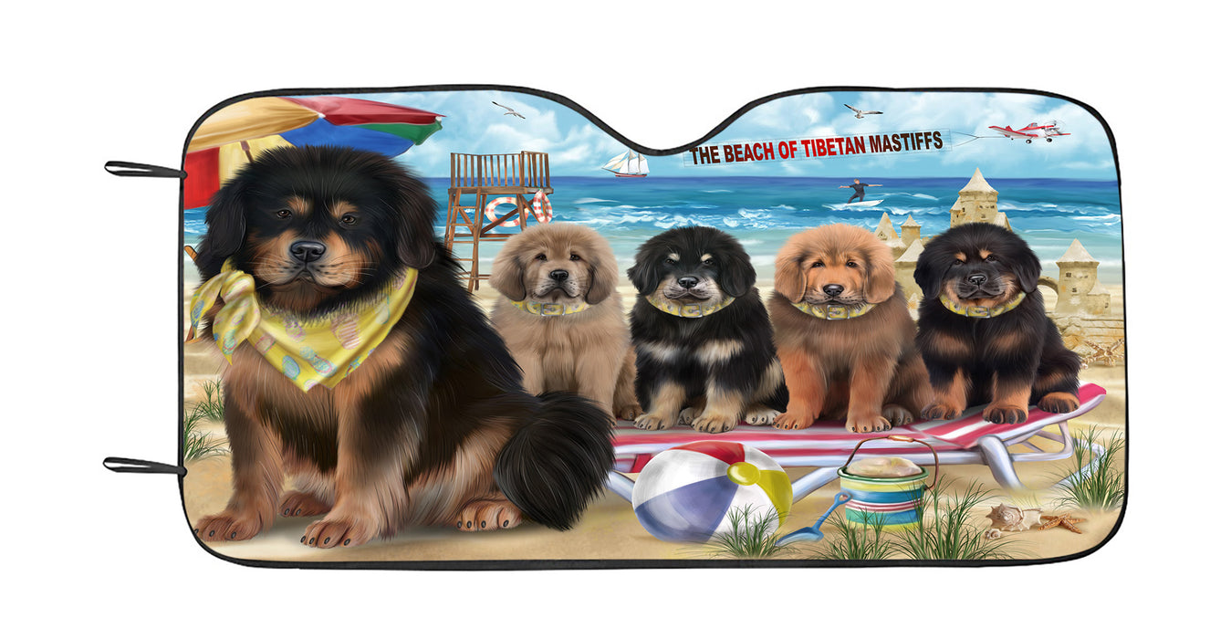 Pet Friendly Beach Tibetan Mastiff Dogs Car Sun Shade