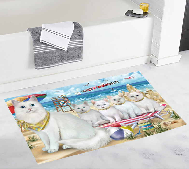 Pet Friendly Beach Turkish Angora Cats Bath Mat