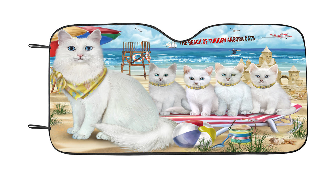 Pet Friendly Beach Turkish Angora Cats Car Sun Shade