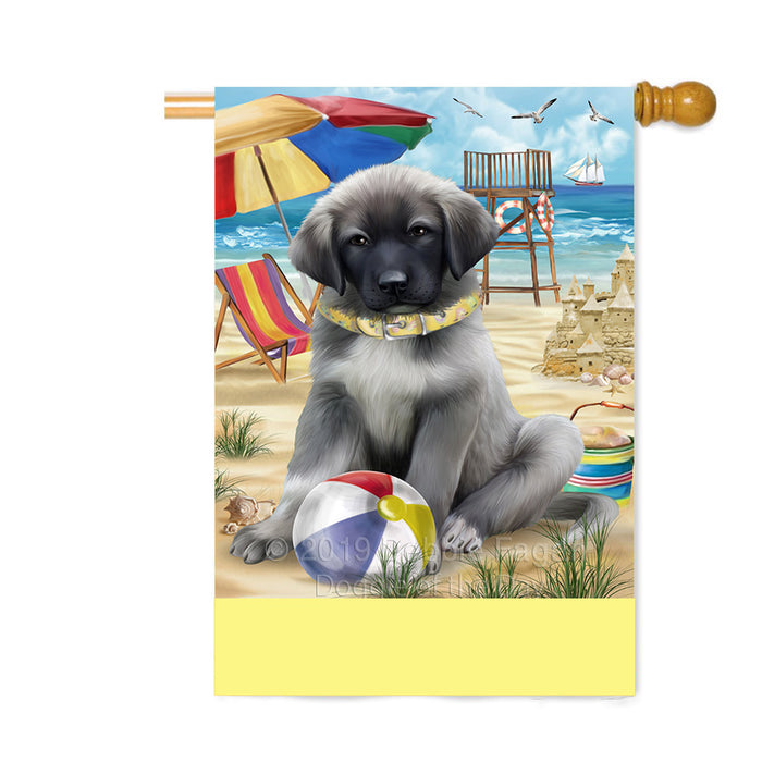 Personalized Pet Friendly Beach Anatolian Shepherd Dog Custom House Flag FLG-DOTD-A58254