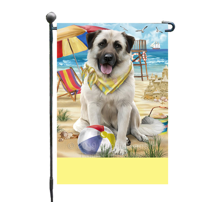 Personalized Pet Friendly Beach Anatolian Shepherd Dog Custom Garden Flags GFLG-DOTD-A58199
