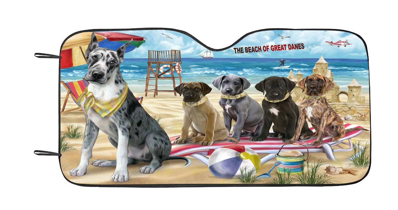 Pet Friendly Beach Great Dane Dogs Car Sun Shade