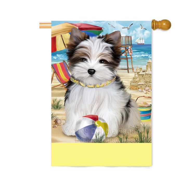 Personalized Pet Friendly Beach Biewer Terrier Dog Custom House Flag FLG-DOTD-A58325
