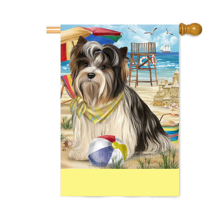 Personalized Pet Friendly Beach Biewer Terrier Dog Custom House Flag FLG-DOTD-A58327
