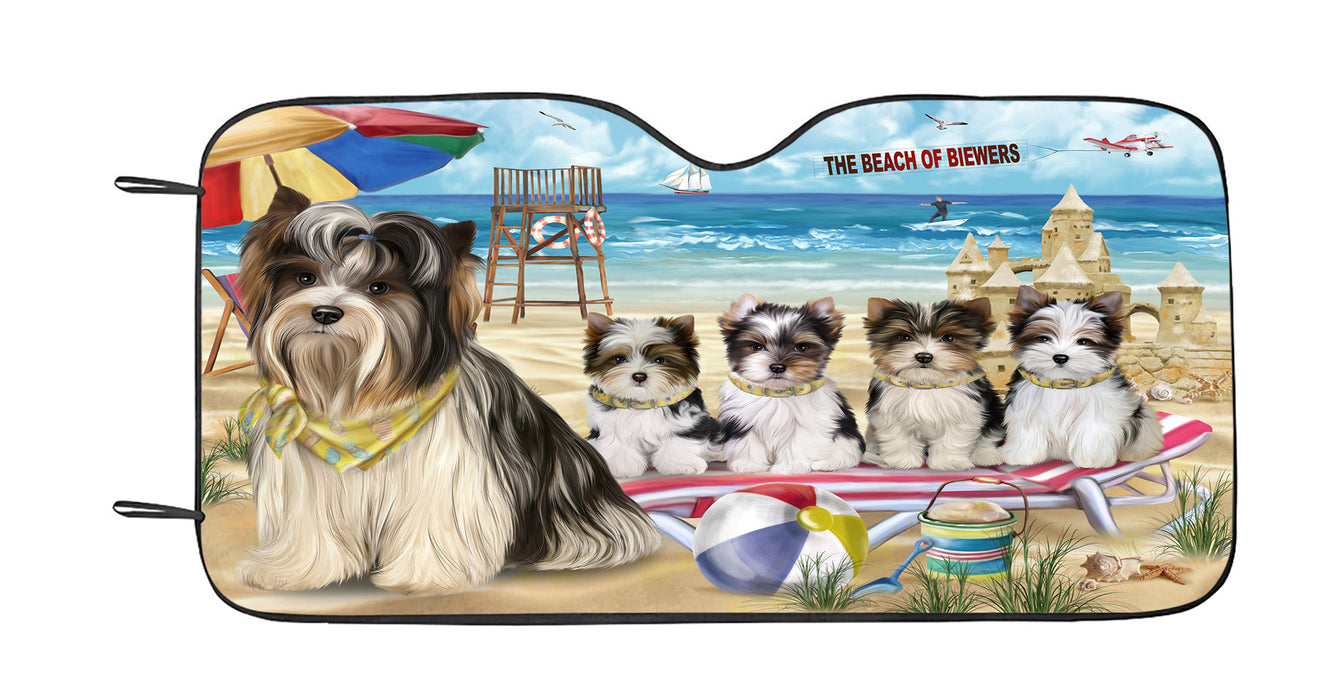 Pet Friendly Beach Biewer Terrier Dogs Car Sun Shade