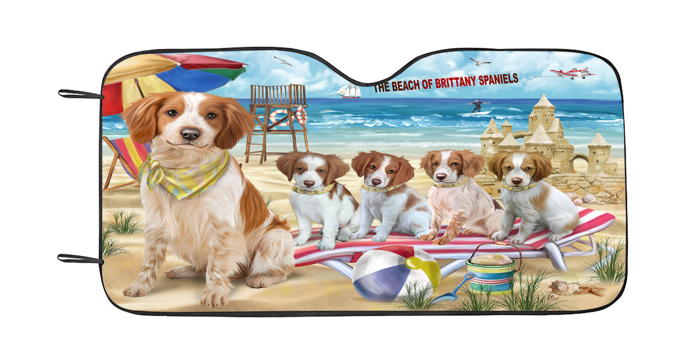 Pet Friendly Beach Brittany Spaniel Dogs Car Sun Shade