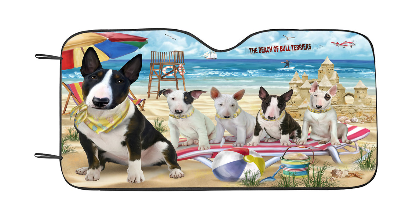 Pet Friendly Beach Bull Terrier Dogs Car Sun Shade