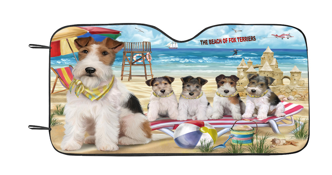 Pet Friendly Beach Fox Terrier Dogs Car Sun Shade