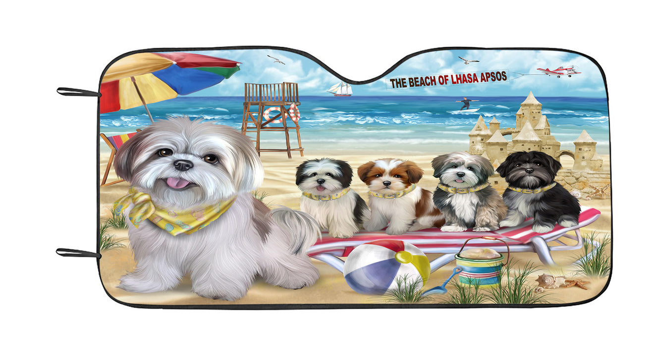 Pet Friendly Beach Lhasa Apso Dogs Car Sun Shade