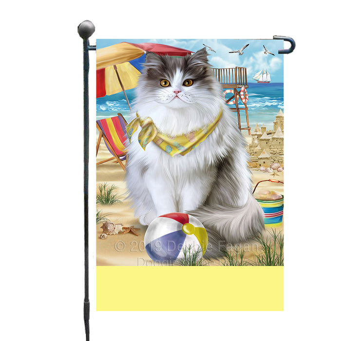 Personalized Pet Friendly Beach Persian Cat Custom Garden Flags GFLG-DOTD-A58368