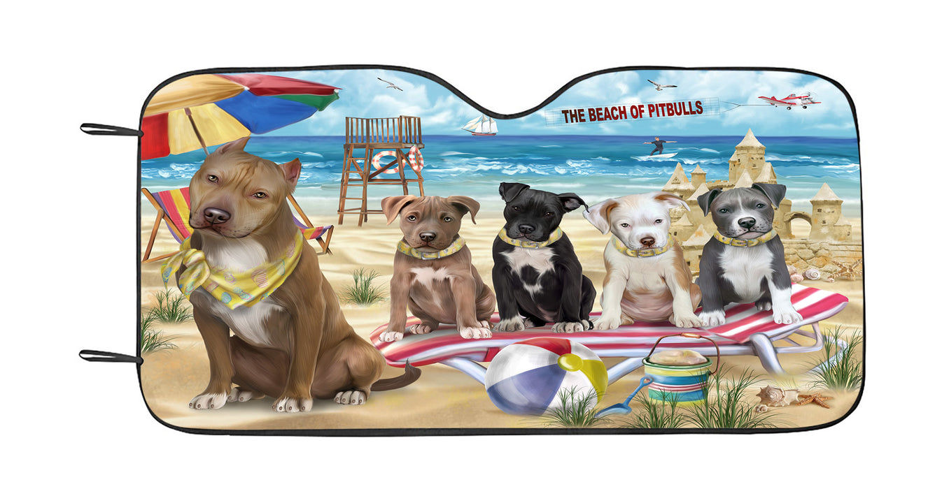Pet Friendly Beach Pit Bull Dogs Car Sun Shade