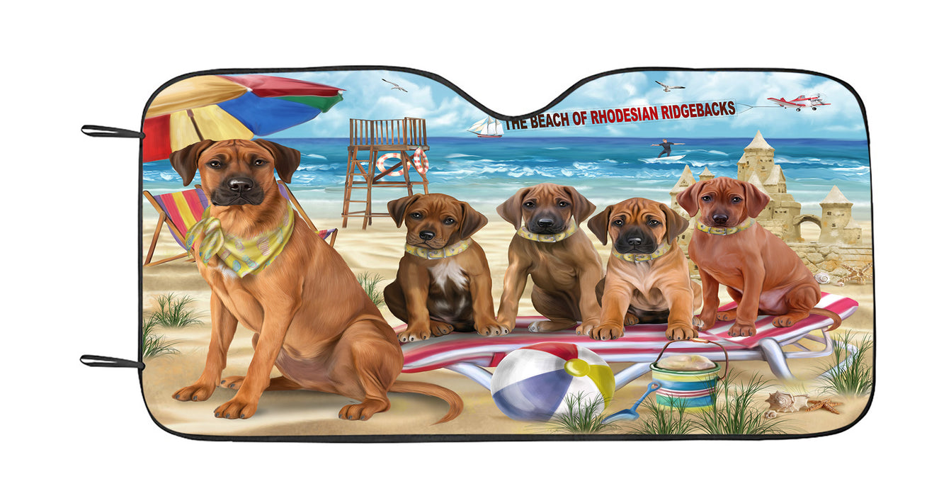Pet Friendly Beach Rhodesian Ridgeback Dogs Car Sun Shade