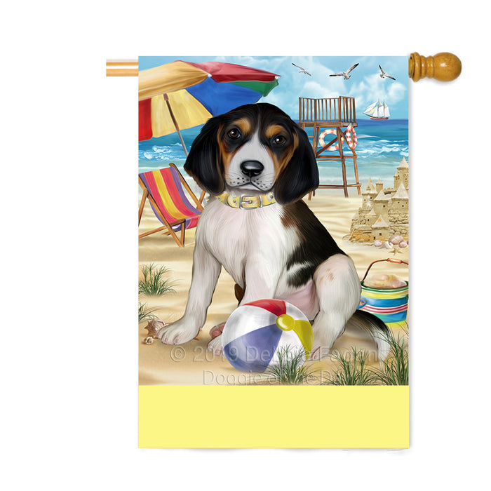 Personalized Pet Friendly Beach Treeing Walker Coonhound Dog Custom House Flag FLG-DOTD-A58515