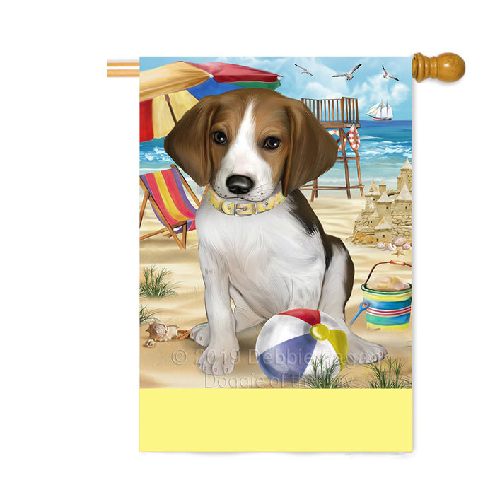 Personalized Pet Friendly Beach Treeing Walker Coonhound Dog Custom House Flag FLG-DOTD-A58516