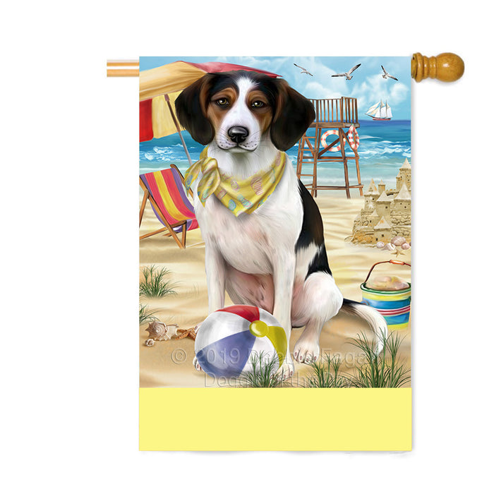Personalized Pet Friendly Beach Treeing Walker Coonhound Dog Custom House Flag FLG-DOTD-A58517