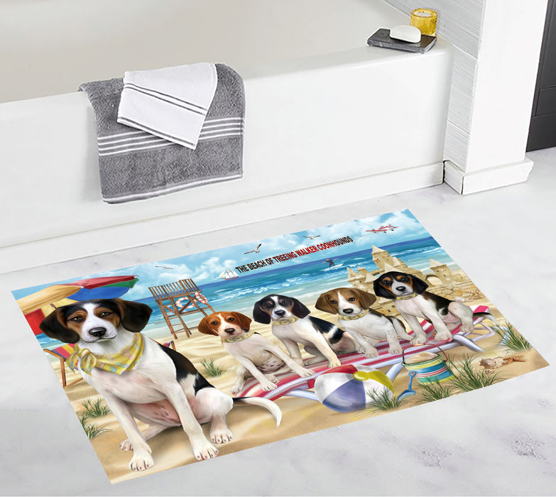 Pet Friendly Beach Treeing Walker Coonhound Dogs Bath Mat