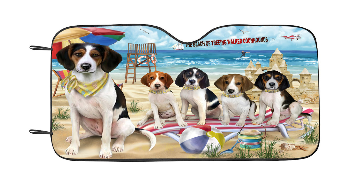 Pet Friendly Beach Treeing Walker Coonhound Dogs Car Sun Shade