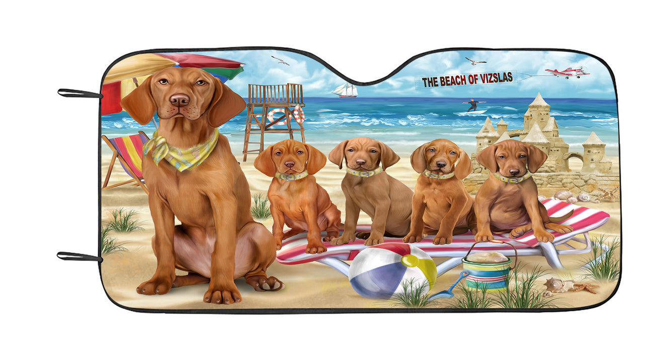 Pet Friendly Beach Vizsla Dogs Car Sun Shade