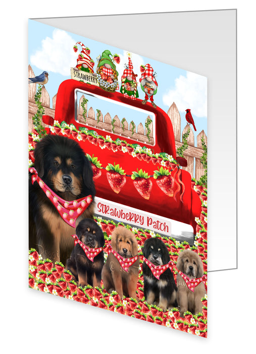 Tibetan Mastiff Greeting Cards & Note Cards: Explore a Variety of Designs, Custom, Personalized, Halloween Invitation Card with Envelopes, Gifts for Dog Lovers