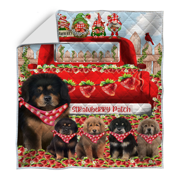 Tibetan Mastiff Quilt: Explore a Variety of Designs, Halloween Bedding Coverlet Quilted, Personalized, Custom, Dog Gift for Pet Lovers