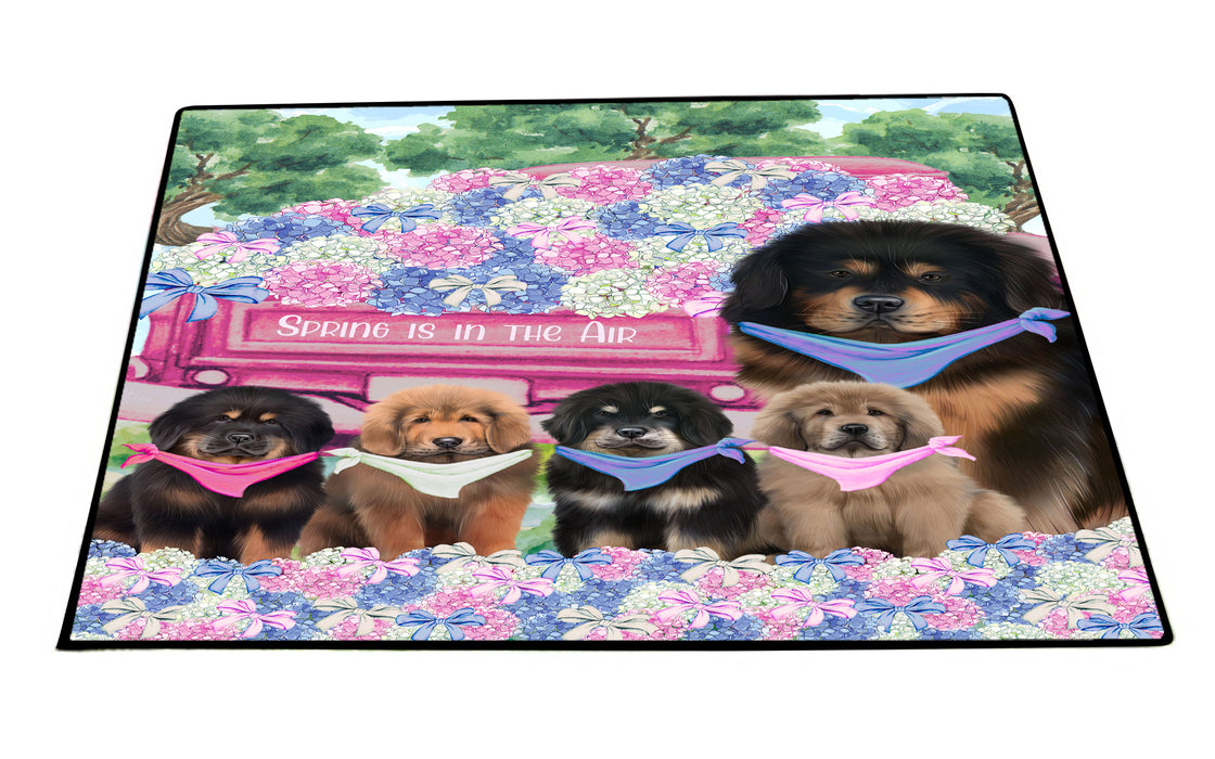 Tibetan Mastiff Floor Mat: Explore a Variety of Designs, Custom, Personalized, Anti-Slip Door Mats for Indoor and Outdoor, Gift for Dog and Pet Lovers