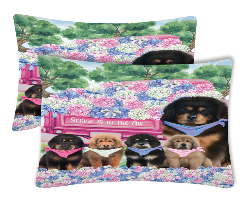 Tibetan Mastiff Pillow Case with a Variety of Designs, Custom, Personalized, Super Soft Pillowcases Set of 2, Dog and Pet Lovers Gifts